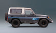 Broome body stripe kit - BJ73 BJ74 MWB Land Cruiser blue gradient vehicle