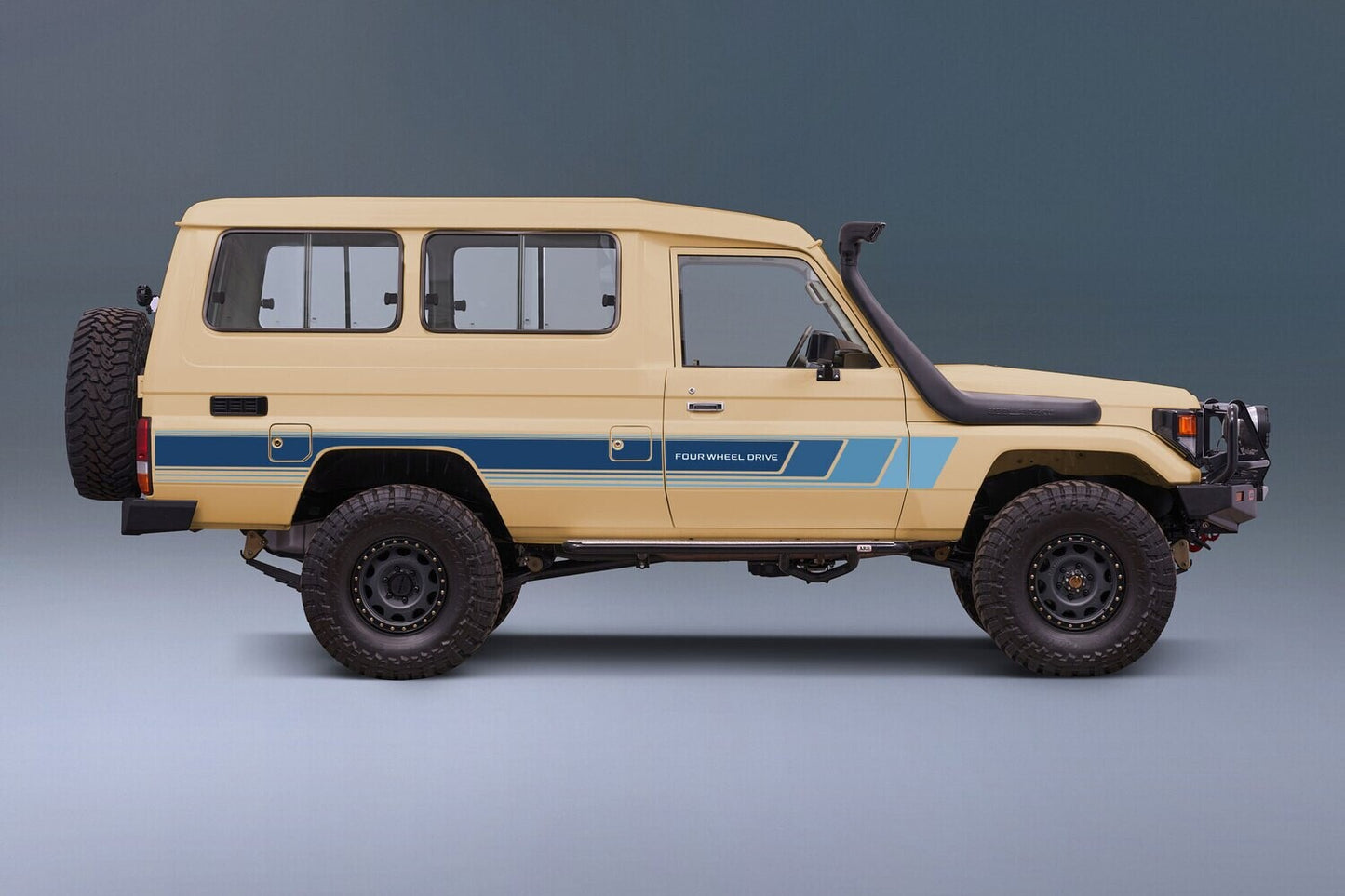 Touge source image 7 for Decal Body Stripe Kit (Cobar) - 75 Series (1985–1999)