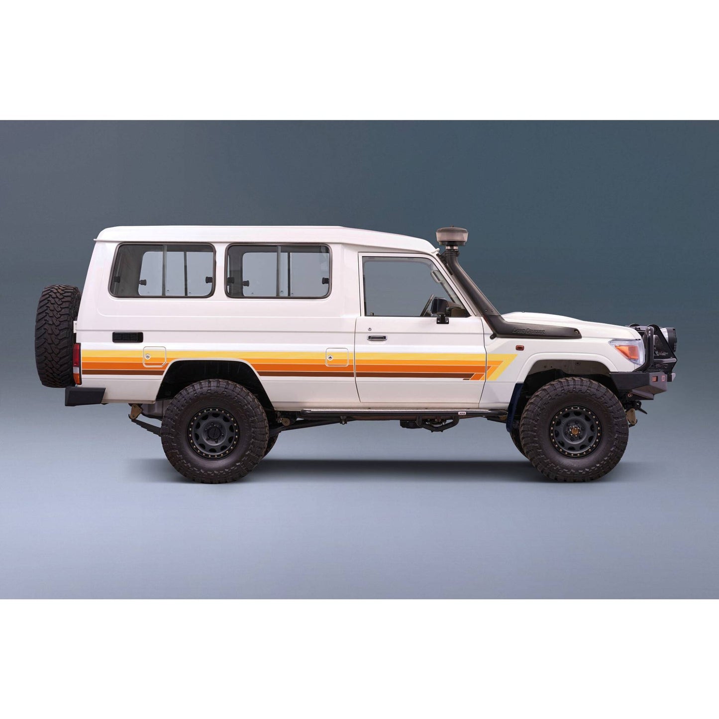 ملصق طقم خطوط لهيكل السيارة (Kiah River) - 78 Series Troop Carrier (1999 فما فوق)