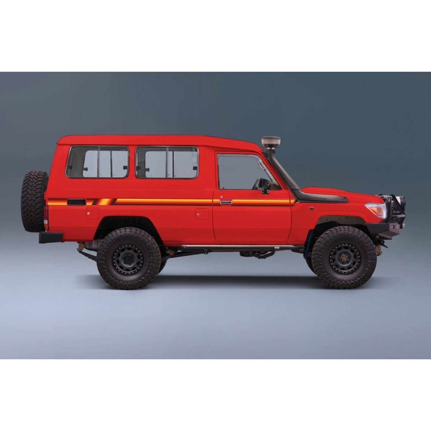 طقم ملصقات شريطية لجسم السيارة (كوما) - 78 Series Troop Carrier (1999 فما فوق)