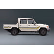 Decal Body Stripe Kit (Townsville) for the Toyota LandCruiser 79 Series Dual Cab (2012-) (view 2)