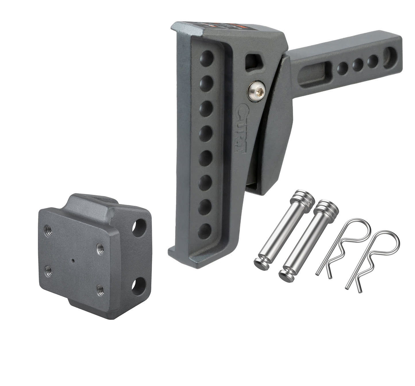 70 Series Land Cruiser CURT Rebellion XD ShockDrop Ball Mount Kit