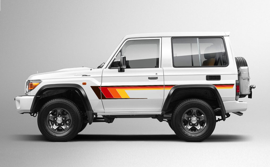 70 Series Land Cruiser Decal Body Stripe Kit (Broome) -  71 Series (2023-)