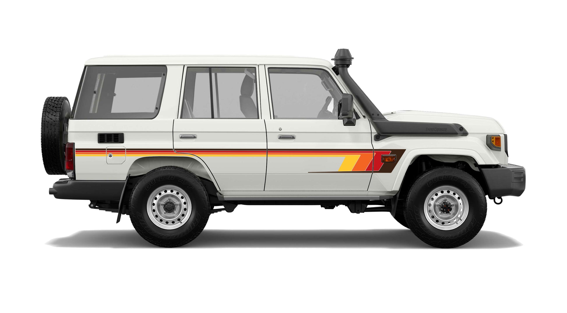 70 Series Land Cruiser Decal Body Stripe Kit (Broome) - 76 Series (2007-)