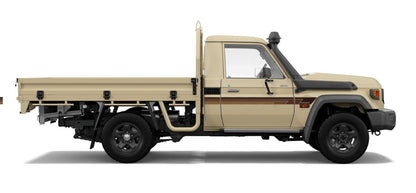 70 Series Land Cruiser Decal Body Stripe Kit (Broome Lite) - 75/79 Series Single Cab (1985-)
