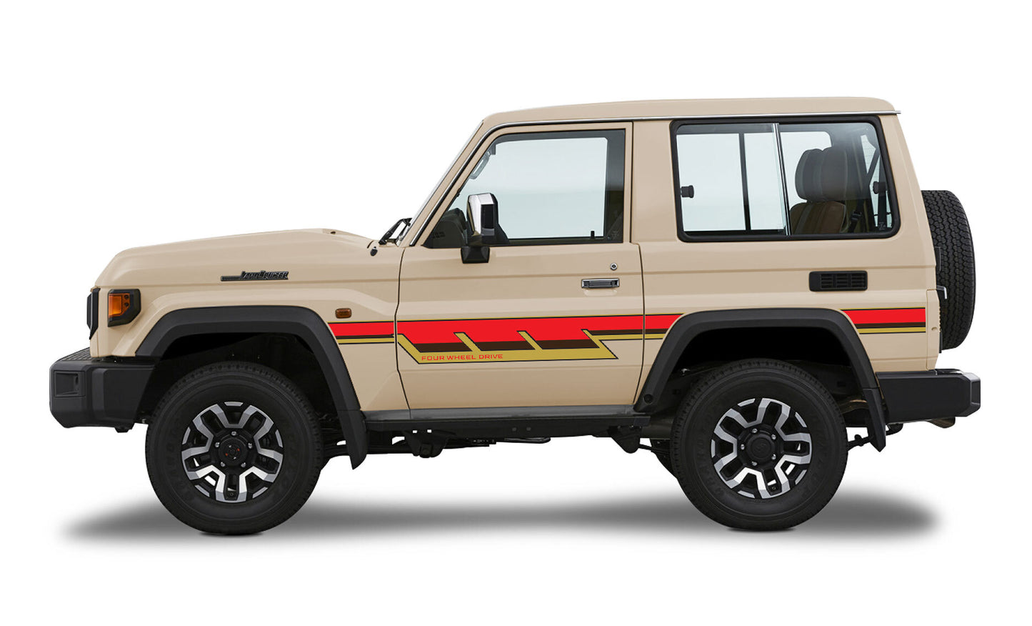 70 Series Land Cruiser Decal Body Stripe Kit (California) -  71 Series (2023-)