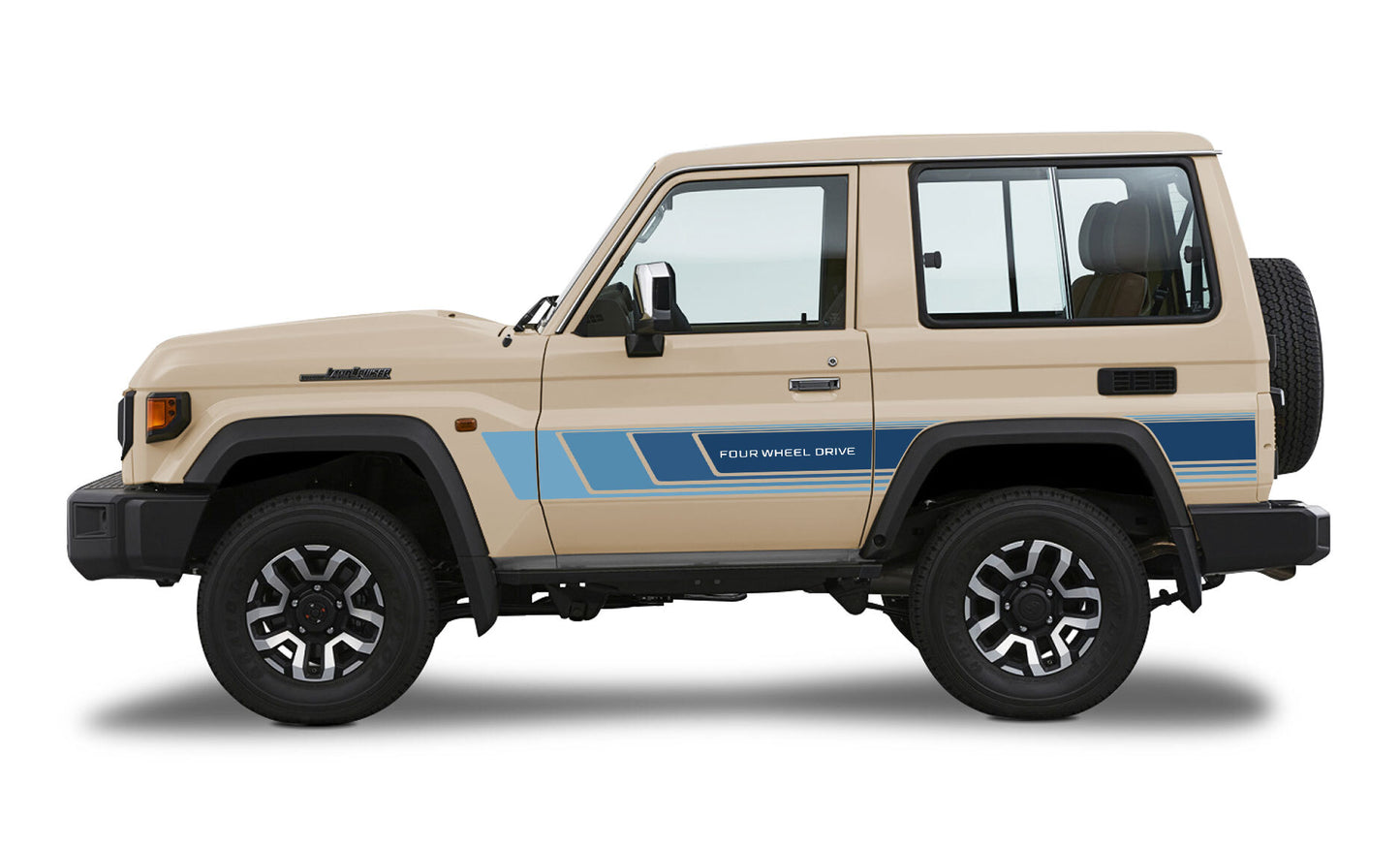 70 Series Land Cruiser Decal Body Stripe Kit (Cobar) -  71 Series (2023-)
