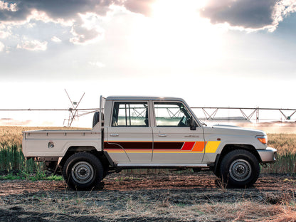 70 Series Land Cruiser Decal Body Stripe Kit (Cobar) - 79 Series Dual Cab (2012-)