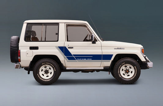 70 Series Land Cruiser Decal Body Stripe Kit (Fairbridge) -  71 Series/Bundera (1984–)