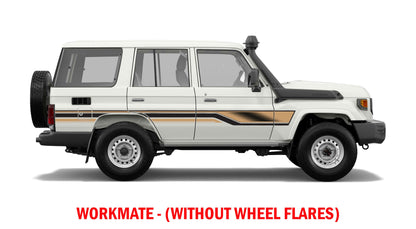 70 Series Land Cruiser Decal Body Stripe Kit (Mecca) - 76 Series (2007-)