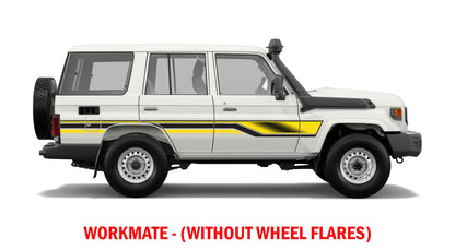 70 Series Land Cruiser Decal Body Stripe Kit (Mecca) - 76 Series (2007-)