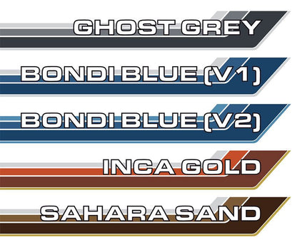 70 Series Land Cruiser Decal Body Stripe Kit (Renmark) - 76 Series (2007-)