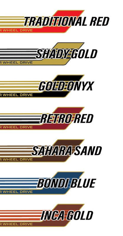 79 Series Single Cab Decal Body Stripe Kit (Townsville)