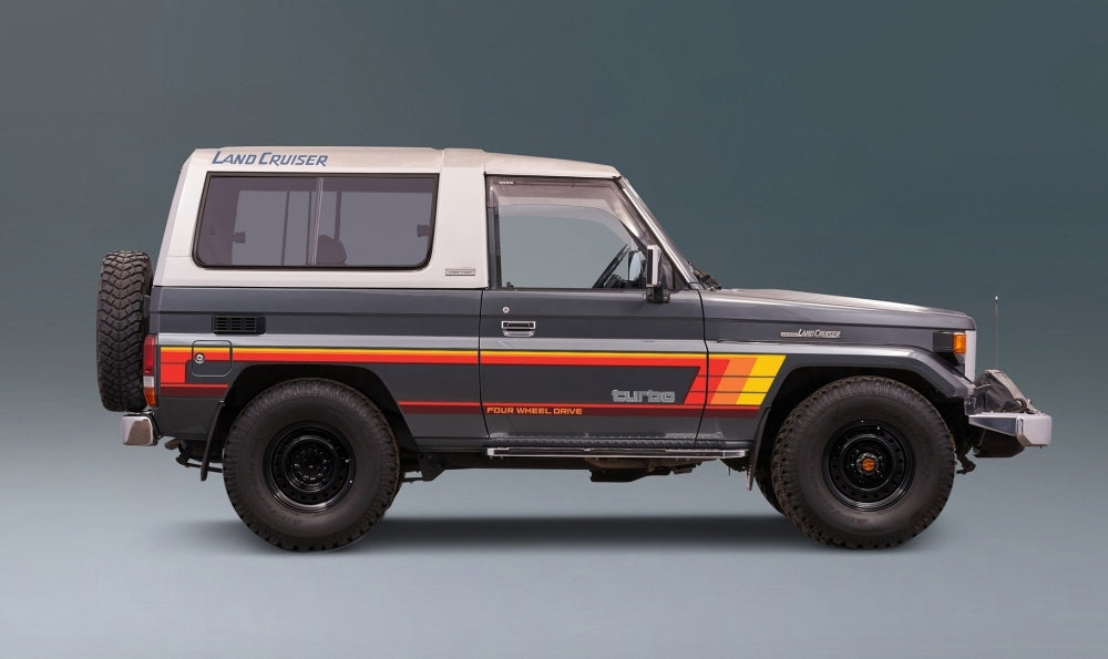 70 Series Land Cruiser Decal Body Stripe Kit (Tweed) - 73/74 Series (1984–1990)
