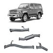 70 Series Land Cruiser Extreme Duty Exhaust - 76 Series Wagon (09/2016 - On)