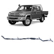 70 Series Land Cruiser Extreme Duty Exhaust - 79 Series Dual Cab (01/2012 - 10/2016)
