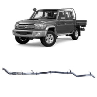 70 Series Land Cruiser Extreme Duty Exhaust - 79 Series Dual Cab (01/2012 - 10/2016)