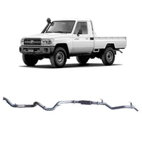 70 Series Land Cruiser Extreme Duty Exhaust - 79 Series Single Cab (03/2007 - 10/2016)