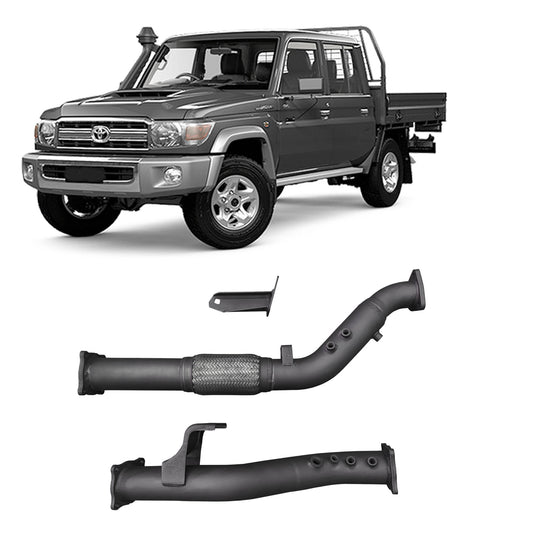 Toyota Land Cruiser Redback Extreme Duty Exhaust DPF Adaptor Kit for Toyota Landcruiser 76 Series Wagon, 79 Series Single and Double Cab (11/2016 - on)