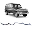 Extreme Duty 3" Turbo Back Exhaust for the Toyota LandCruiser 78 Series Troop Carrier (03/2007 - 10/2016)