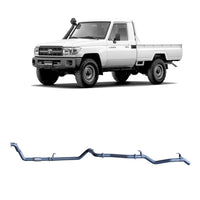 Extreme Duty 3" Exhaust for the Toyota LandCruiser 79 Series 4.2L 1HZ (10/1999 - 01/2007) (view 7)