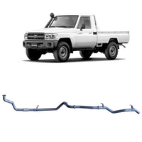 Extreme Duty 3" Exhaust for the Toyota LandCruiser 79 Series 4.2L 1HZ (10/1999 - 01/2007) (view 10)