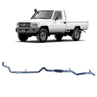 Extreme Duty 3" Exhaust for the Toyota LandCruiser 79 Series 4.2L 1HZ (10/1999 - 01/2007) (view 11)