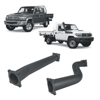 Extreme Duty 3" Turbo Back Exhaust - 79 Series Dual Cab w/ Auxiliary Fuel Tank (01/2012 - 10/2016)