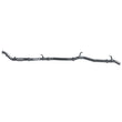 Extreme Duty 3" Turbo Back Exhaust for the Toyota LandCruiser 76 Series Wagon w/ Auxiliary Fuel Tank (01/2007 - 10/2 (view 2)
