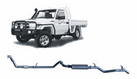 Extreme Duty 3" Exhaust for the Toyota LandCruiser 79 Series 4.2L 1HZ (10/1999 - 01/2007) (view 3)